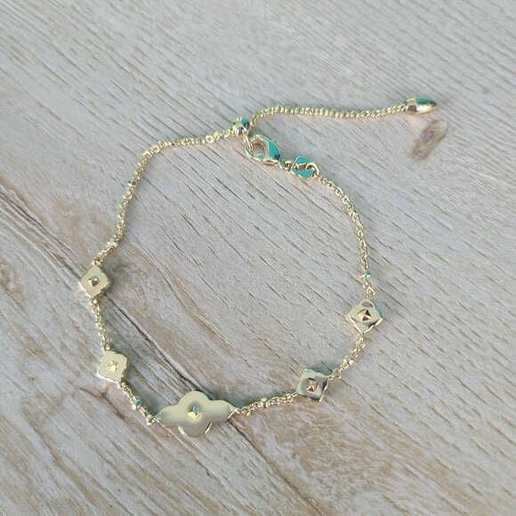 Kendra Scott Abbie Delicate Chain Bracelet in Gold - Picture 1 of 1